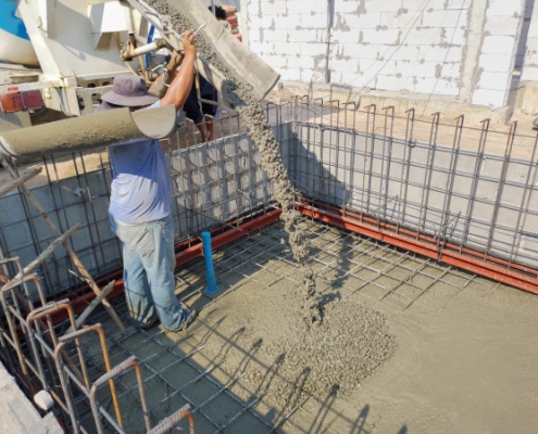 Coût de construction d'une piscine en béton